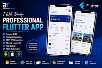 do ai mobile app, native app , IOS app , flutter app development