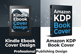 design a professional kindle KDP ebook and amazon book cover