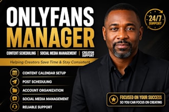 be your onlyfans manager content scheduler and social media manager