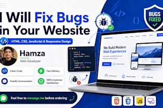 fix bugs in your website