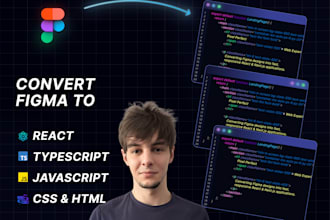 convert figma to react nextjs and tailwind CSS website
