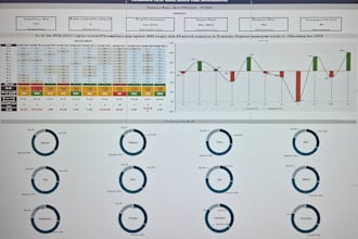 create professional excel data visualization dashboards
