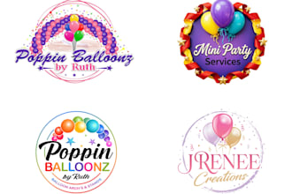 design modern balloon logo with free unlimited revisions