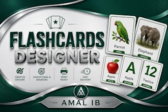 design custom flashcards for teachers, schools, and homeschooling