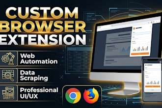 develop a custom browser extension for chrome and firefox