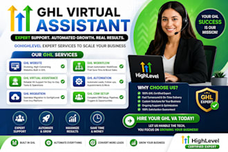 ghl virtual assistant, gohighlevel websites, ghl migration, ghl workflow expert