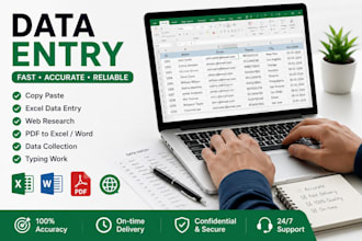 do data entry copy paste web research excel data entry and tamil typing