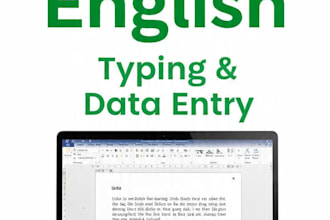 urdu english  data entry and translation