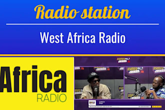 play and promote your song on radio stations in west africa