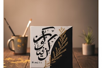 create custom anime portraits and islamic calligraphy