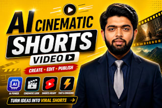 create ai cinematic youtube shorts, tiktok reels and viral videos