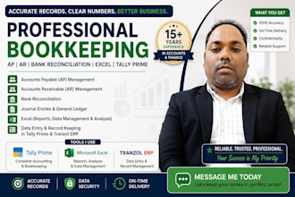 do bookkeeping accounts payable accounts receivable and bank reconciation