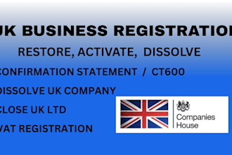 do UK company restoration, reinstate ltd, rt01 filing deregister vat, strike of