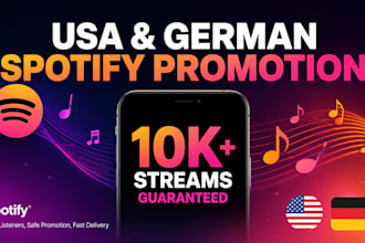do USA spotify german promotion spotify music promotion