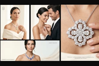 create realistic ai jewelry and beauty model photos