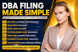 dba filing, seller permit, resale certificate for amazon fba
