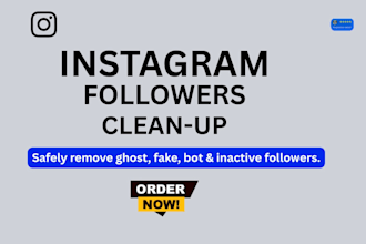 safely remove ghost fake bot and inactive instagram followers