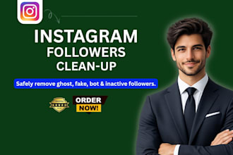 safely remove ghost fake bot and inactive instagram followers