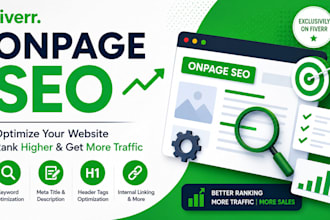 fix on page SEO issues and improve website ranking