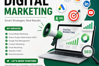 do professional social media marketing and digital marketing