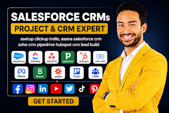 setups salesforce hubspot zoho crm pipedrive monday crm