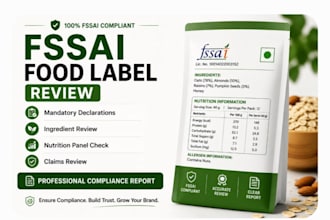 review your food label for fssai compliance