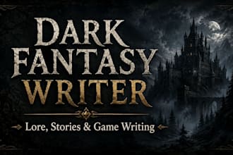 be your dark fantasy fiction and creative story writer