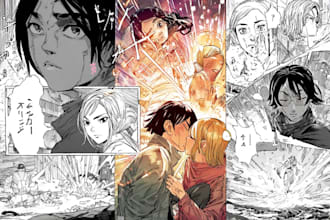 draw action packed manga comic pages for your story