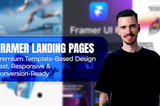 design a conversion focused framer landing page