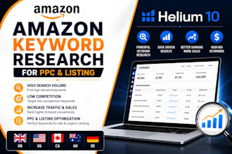 do advanced amazon keyword research for fba pl using helium 10