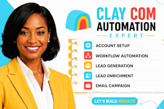 setup clay com, hubspot, zoho crm, n8n, apollo io, dubsado crm and monday crm