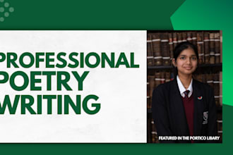 write custom and creative poetry