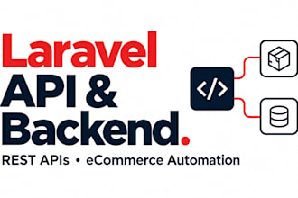 build laravel rest api, backend and ecommerce automation systems