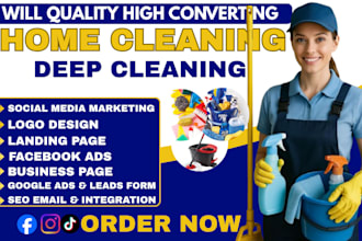 generate 700 canada home cleaning leads, commercial cleaning leads, google ads