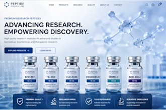 build peptide website fda compliant peptide website on woocommerce