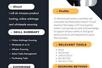 do amazon product hunting