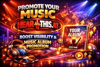 promote your music on hearthis at boost visibility and music album promotion