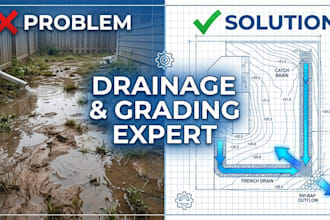 grading and drainage plan for your site
