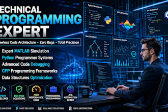 be your expert matlab simulation and python programmer for code