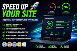 fix your website SEO issues and boost its loading speed