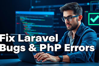 debug and fix PHP laravel website problems