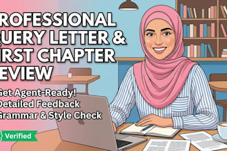 beta read your first chapter and query letter