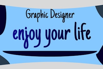design professional youtube banner and anime banner