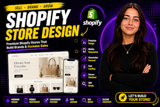 design a premium shopify store that converts visitors into customers