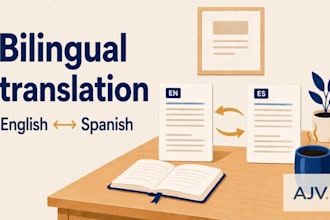 provide bilingual english and spanish translation