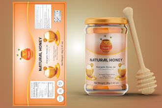 design a stunning label product packaging
