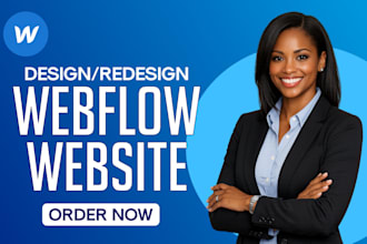 design webflow website, webflow landing page redesign webflow website