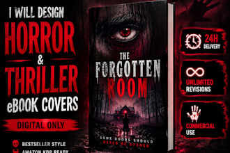 design dark romance, gothic and horror book covers