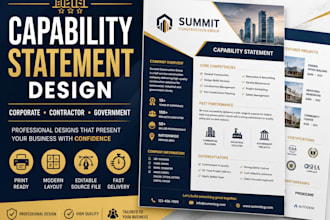 design a professional capability statement