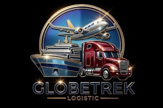design a creative cargo, freight, and shipping logo